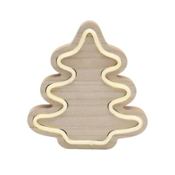 Novogodišnja drvena stona dekoracija Novogodišnja drvena stona dekoracija